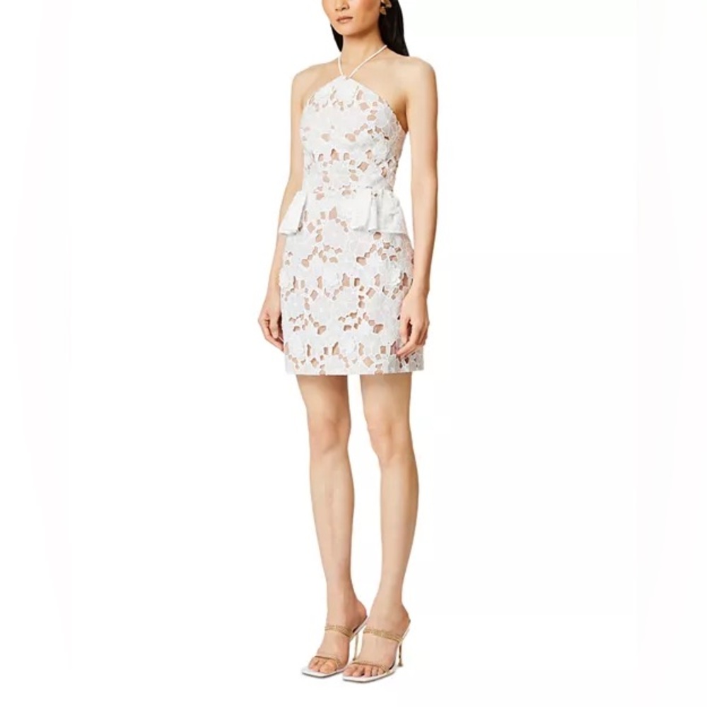 Elliatt Seafarer Lace Halter
Neck Mini Dress Bridal Bachelorette Dress L NWT$319 - Picture 5 of 10